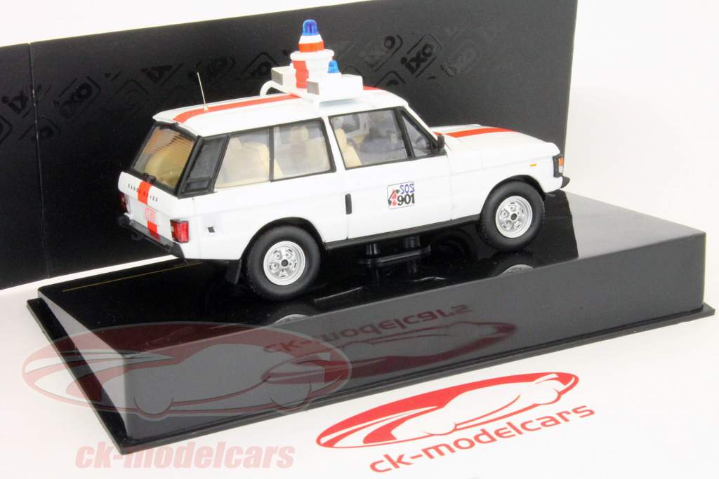 Range Rover Politie België wit / rood Ixo 1:43