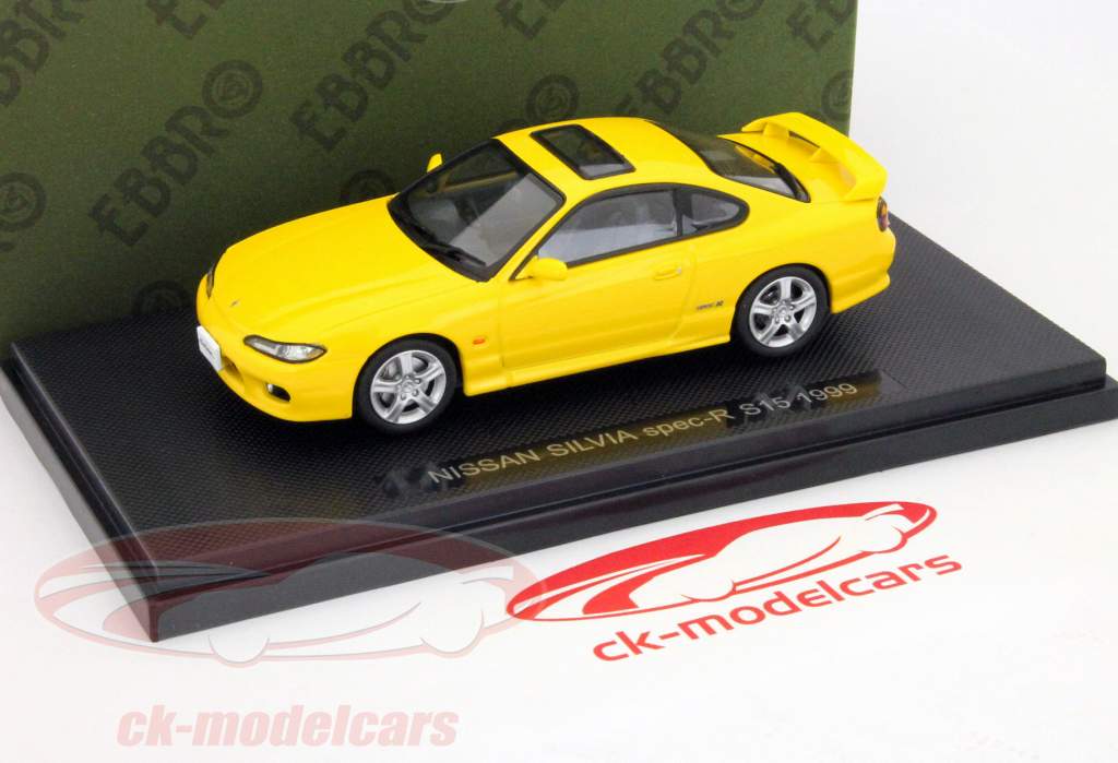 日産シルビアS15 specR 1999年イエロー1時43エブロ