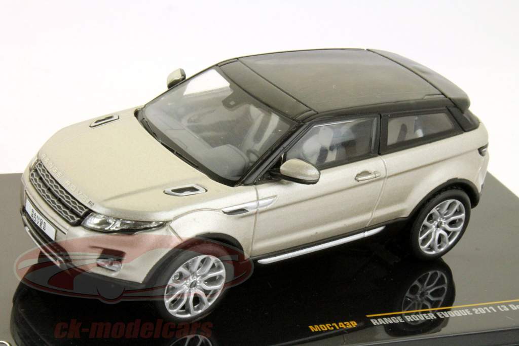 Range Rover Evoque 2011 3-дверный серебра перлы 1:43 Ixo