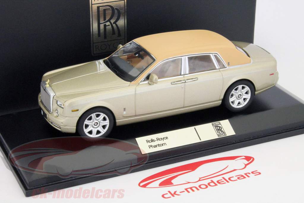 ロールスロイスファントム製造2009ゴールドメタリック1時43分モデルIxo年