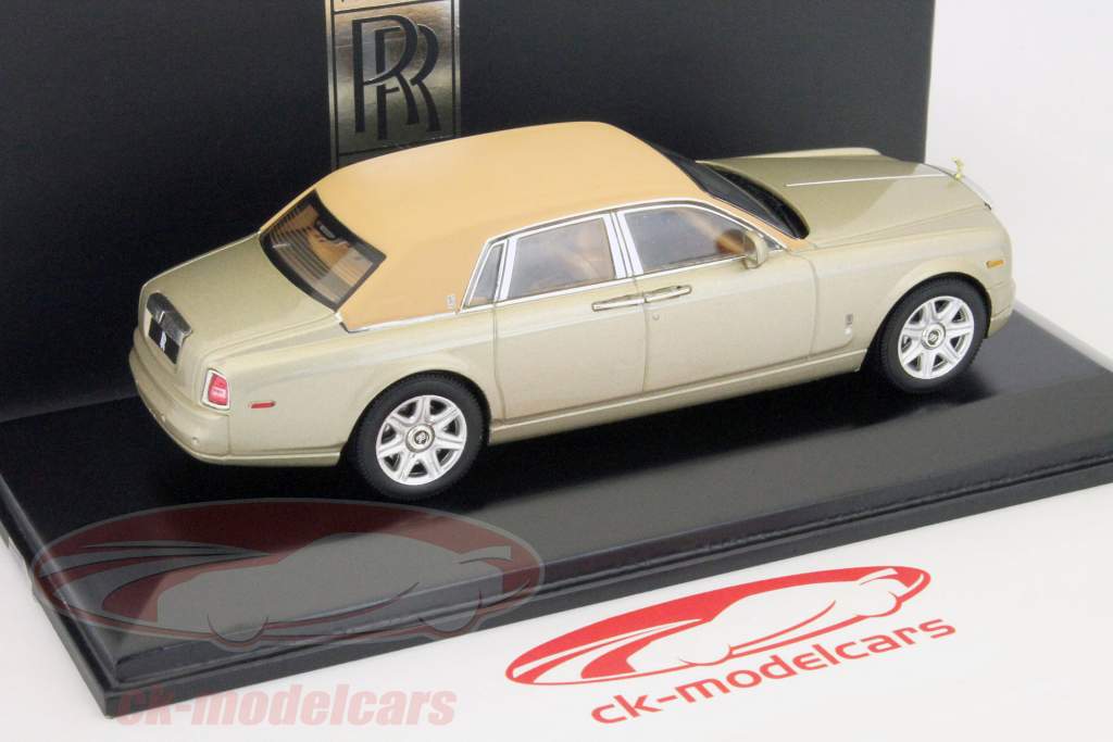 ロールスロイスファントム製造2009ゴールドメタリック1時43分モデルIxo年
