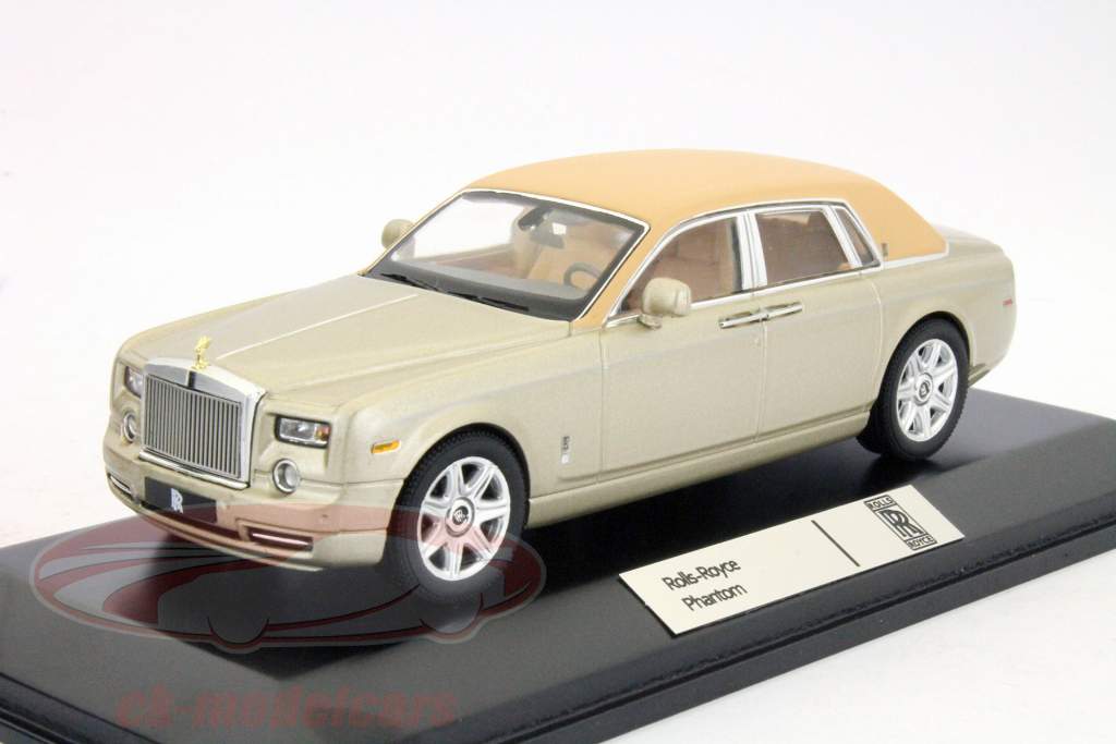 Rolls Royce Phantom bouwjaar 2009 goud metallic 1:43 Ixo