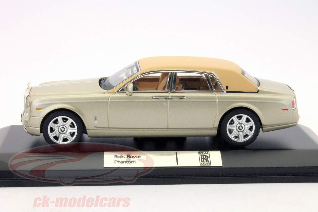 Rolls Royce Phantom bouwjaar 2009 goud metallic 1:43 Ixo