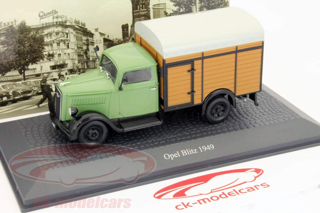 Opel Blitz construite en 1949 01h43 vert Atlas
