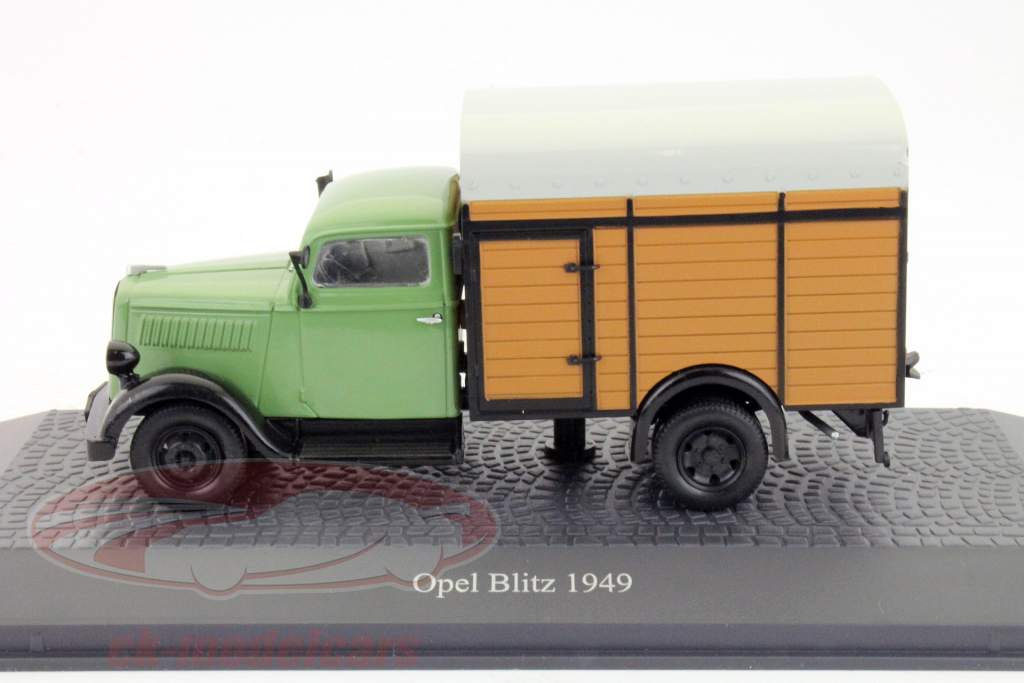 Opel Blitz construite en 1949 01h43 vert Atlas