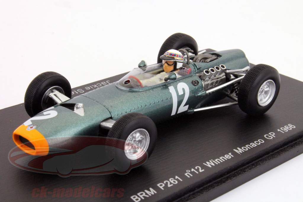 Spark 1:43 Jackie Stewart BRM P261 #12 Winner Monaco GP
