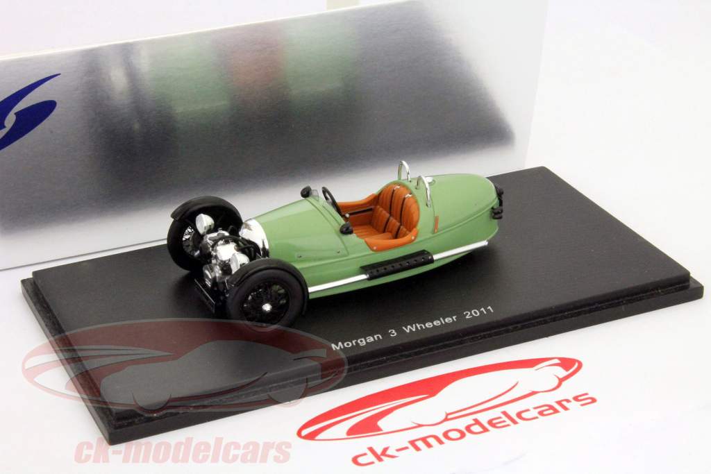 摩根三轮2011年度绿色1:43星火