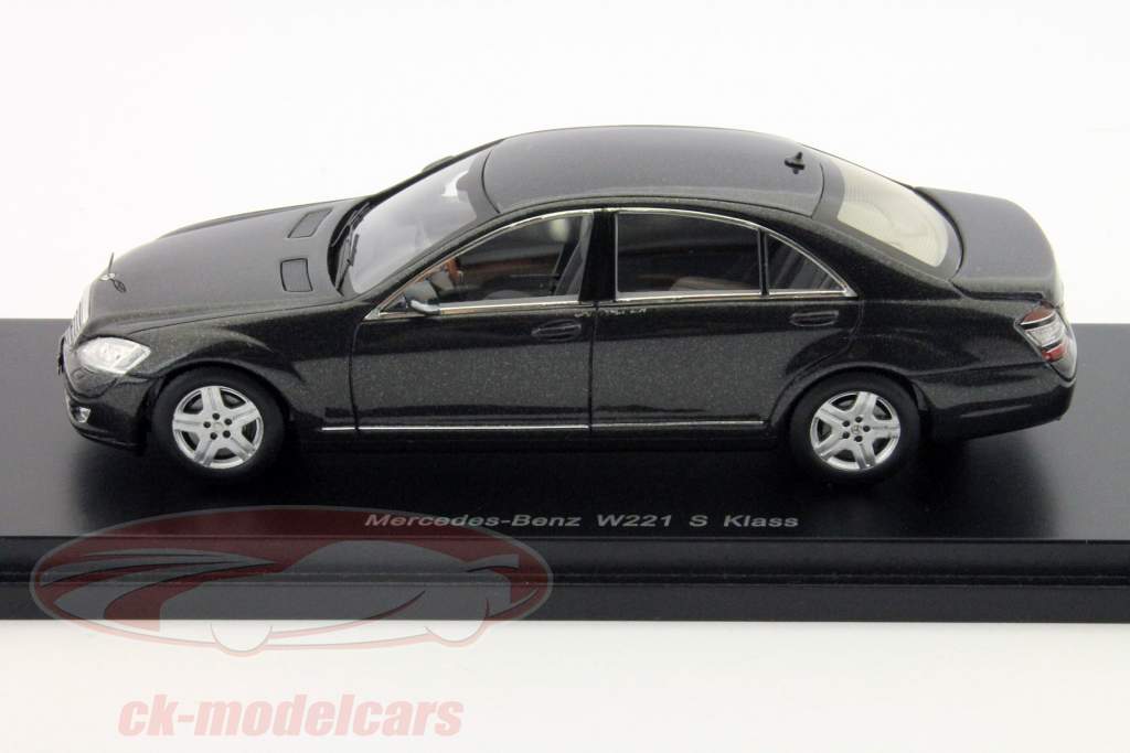 メルセデスベンツW221 Sクラスダークグレー1:43スパーク