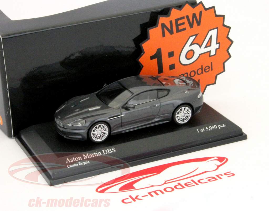 アストンマーチンDBS 2006年ダークグレー1:64ミニチャンプス