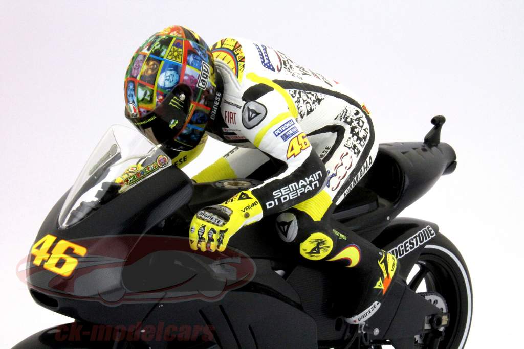 Valentino Rossi フィギュア 1:12 MotoGP 2010 Minichamps 1:12 Valentino Rossi Driver figure MotoGP Laguna