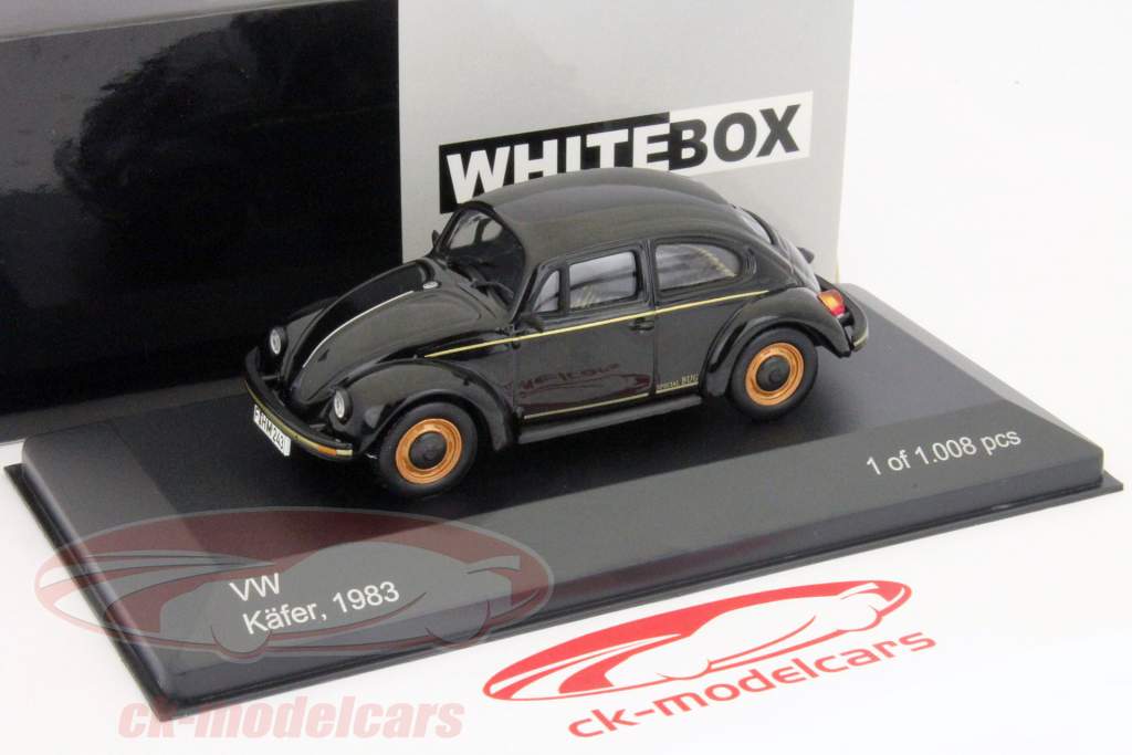 Volkswagen VW Beetle 1983 noir 1:43 WhiteBox