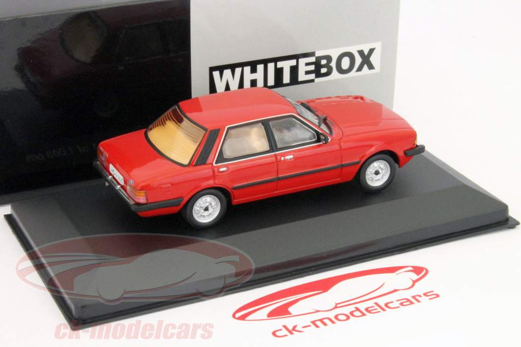 フォード·タウヌス2.0 GLの1980年1時43分赤化ホワイトボックス