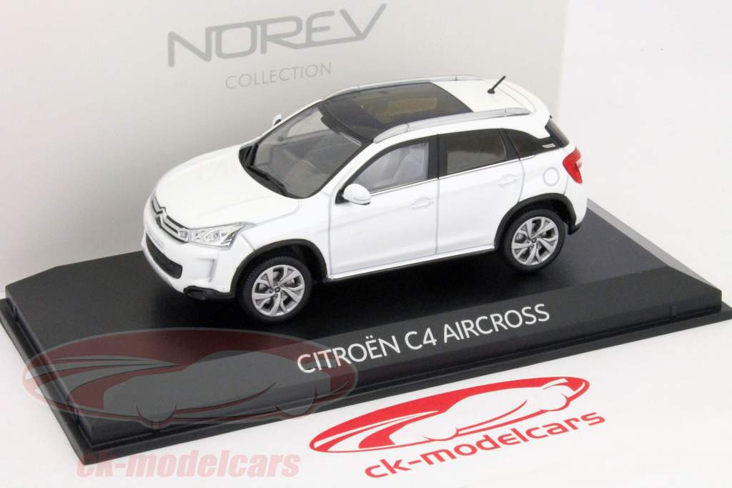 Citroen C4 Aircross jaar 2012 witte 1:43 Norev