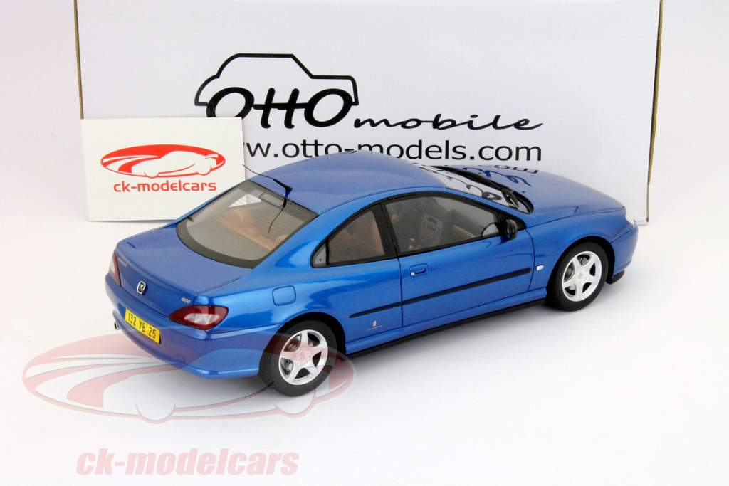 プジョー406クーペブルーメタリック1時18 Ottomobile