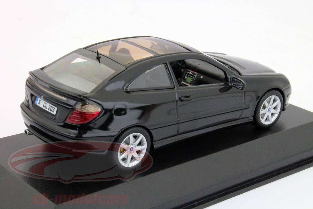 Mercedes Benz C купе (CL203) Год 2000 obsidianschwarz 1:43 Minichamps MB