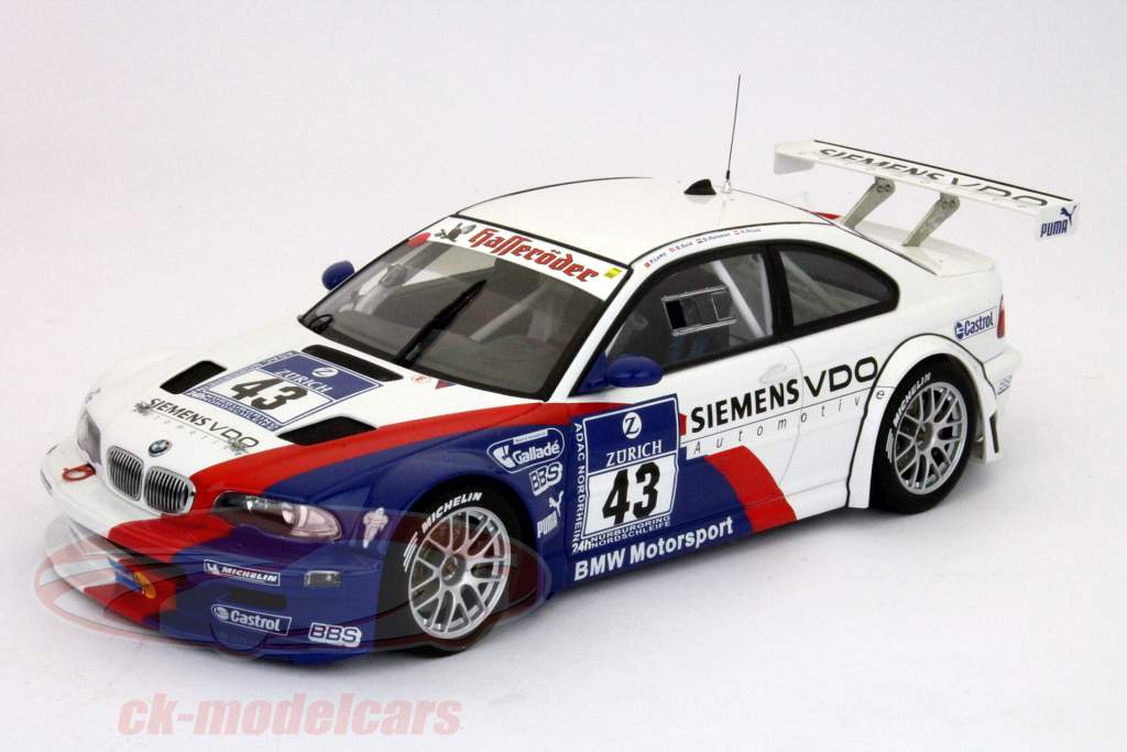 AUTOart 1:18 BMW M3 GTR #43 24h Nürburgring 2004 Lamy, Said