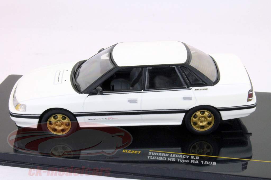 斯巴鲁力狮2.0涡轮RS型RA 1989年白1:43 IXO