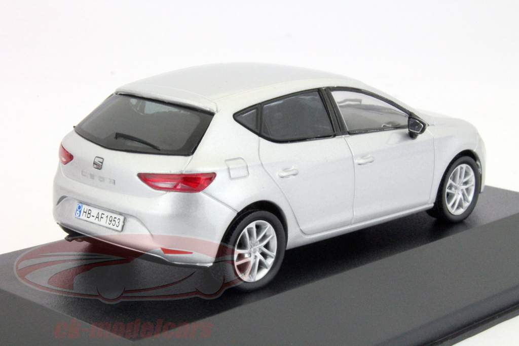 Seat Leon (5F) Ano 2013 prata Assento 1:43