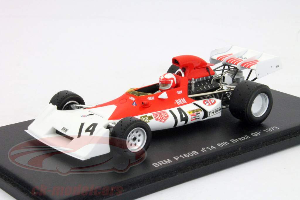 C.瑞加诺尼BRM P160B＃6 14将巴西大奖赛一级方程式赛车1973 1:43星火