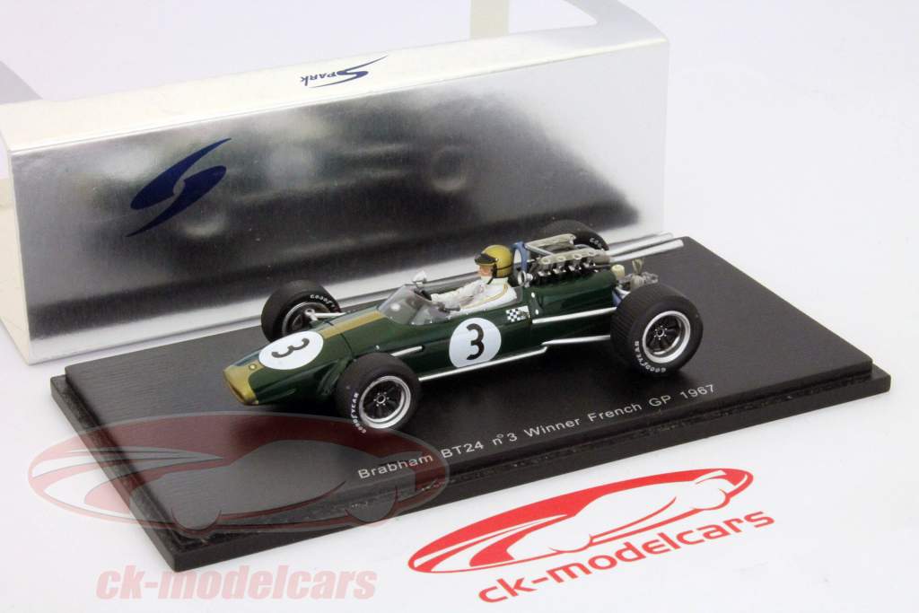 みーちゃん　ビッグスケールF1コレクション　BRABHAM　BT24 TOPMARQUES GP REPLICAS 1/18 ブラバム BT24 1967 F1 メキシコGP