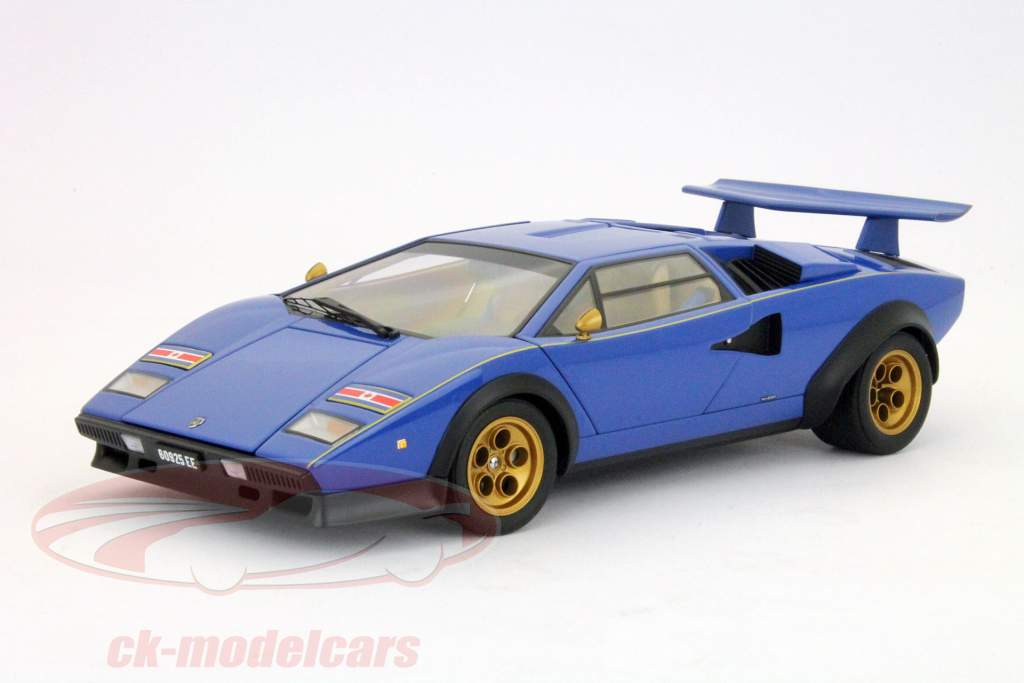Lamborghini Countach LP500S Walter Wolf Edition blu 1:18 AUTOart