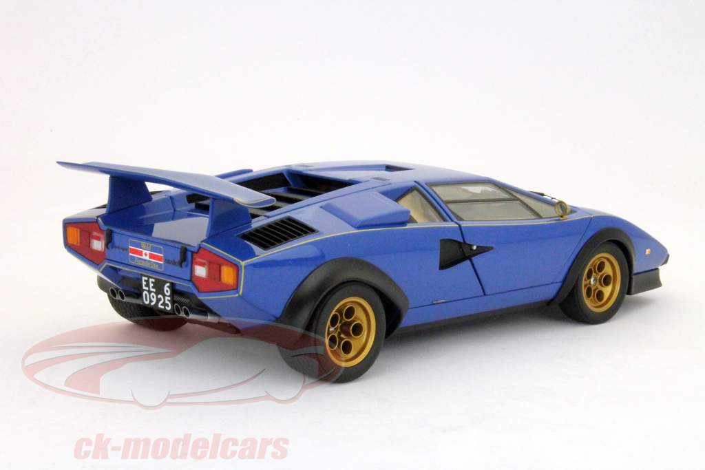 Lamborghini Countach Walter Wolf издание синий LP500S 1:18 AUTOart