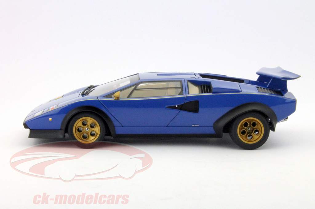 Lamborghini Countach Walter Wolf издание синий LP500S 1:18 AUTOart