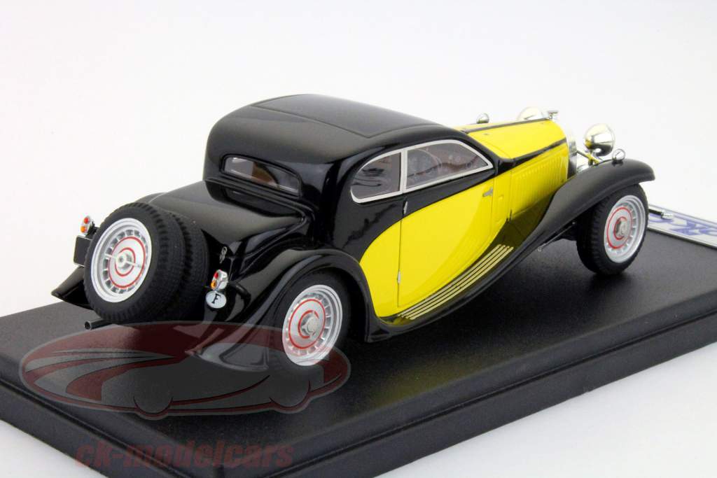 Bugatti Type 50T 1930 zwart geel 1:43 LookSmart