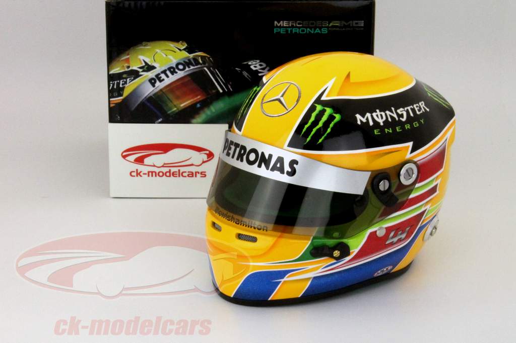 F1 Mercedes AMG ルイスハミルトン ½スケール ヘルメット 1:2 ルイス·ハミルトンメルセデス·ベンツAMGペトロナスW04