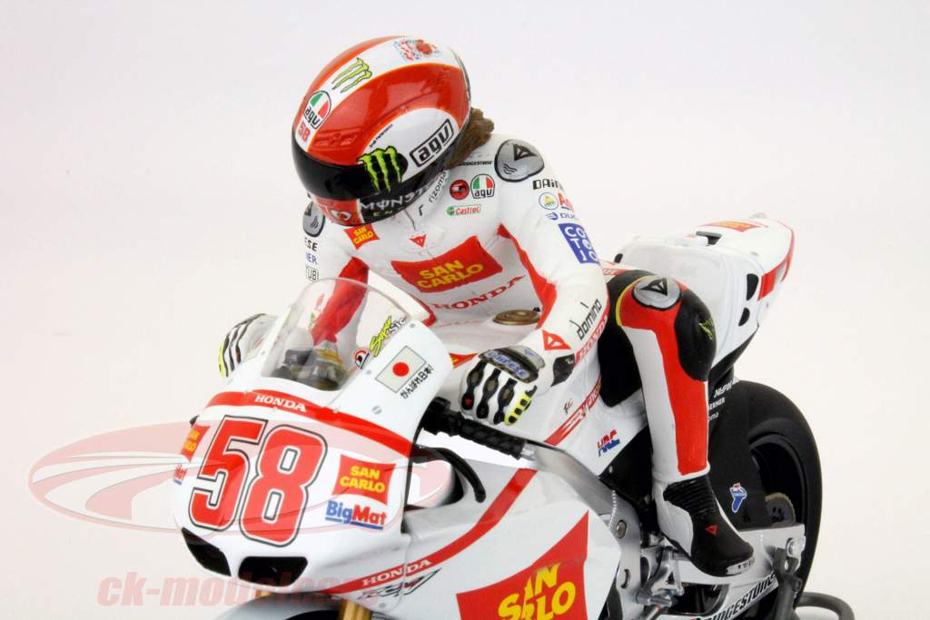 Minichamps 1:12 Marco Simoncelli Fahrerfigur MotoGP 2011