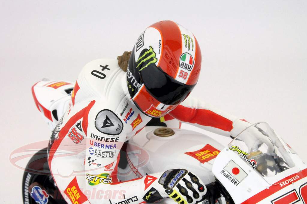 Minichamps 1:12 Marco Simoncelli Fahrerfigur MotoGP 2011