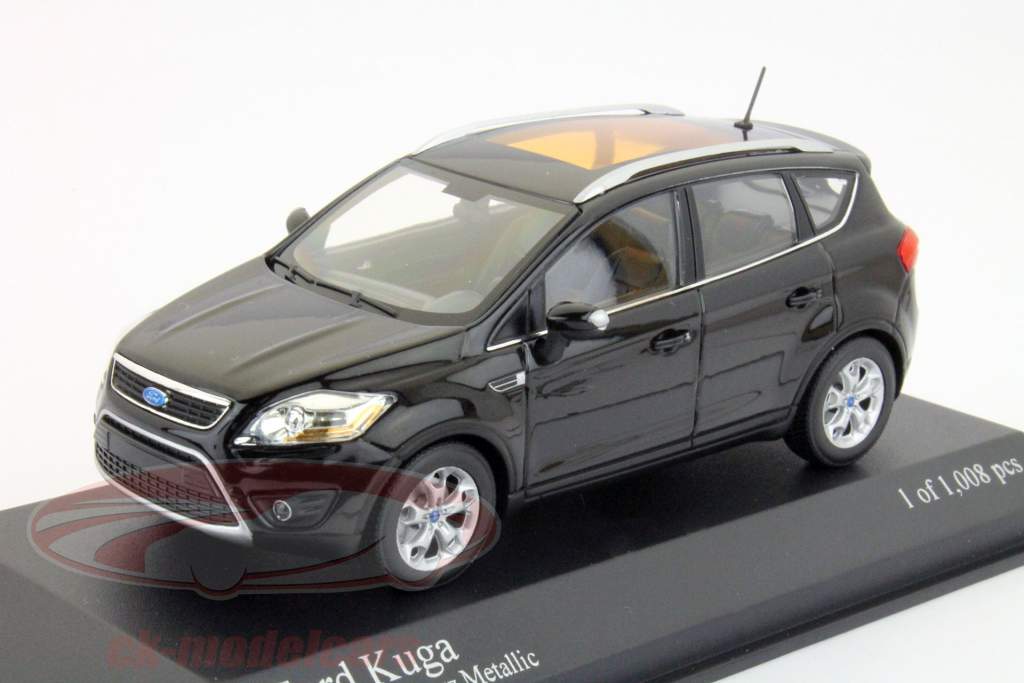 Ford Kuga År 2008 sort metallic 1:43 Minichamps