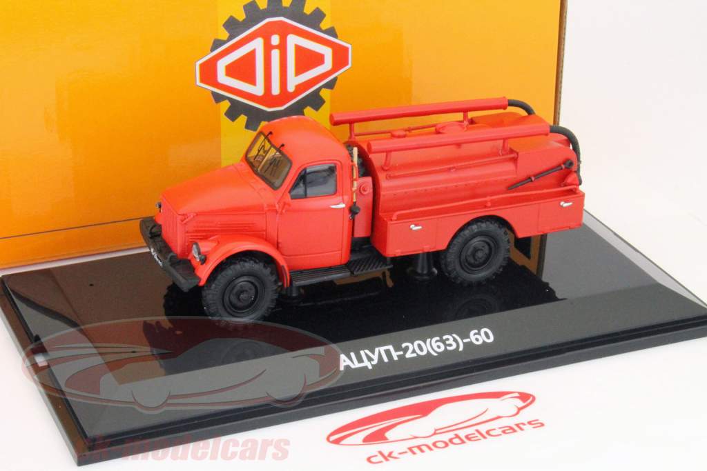 GAZ -63 4x4 autopompa antincendio 1:43 DiP Models