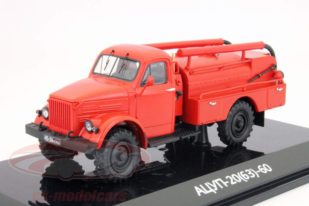 GAZ -63 4x4 autopompa antincendio 1:43 DiP Models