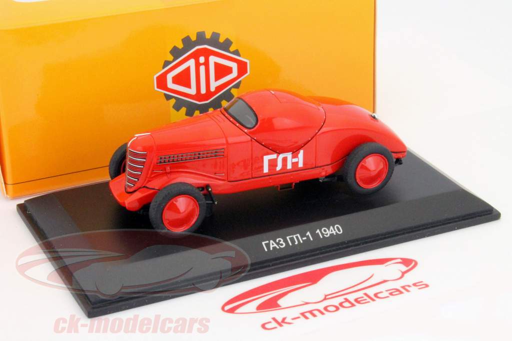 GL-1 Costruito in 1940 rosso 1:43 modelle DIP