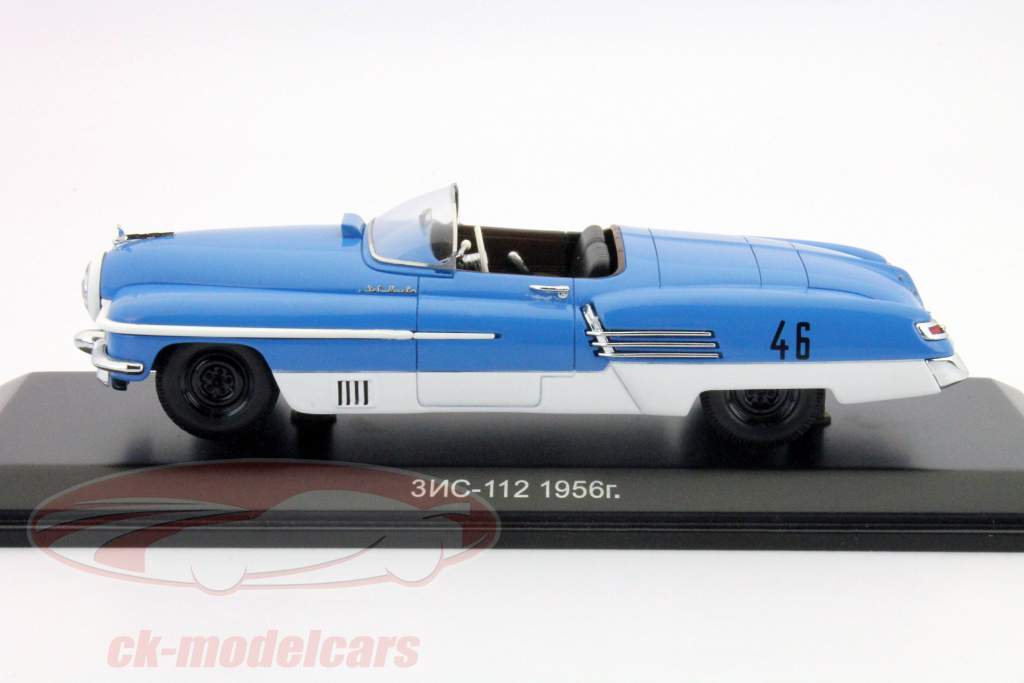 ЗИЛ-112 #46 синий / белый 1:43 DIP