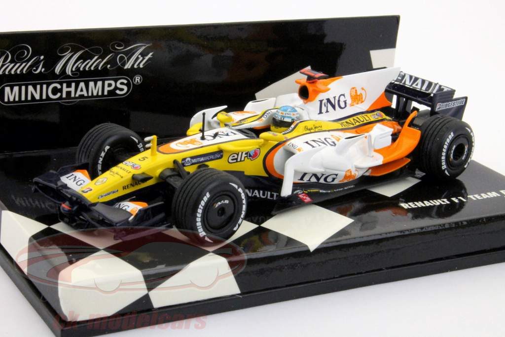 Minichamps 1:43 F. Alonso Renault R28 Formula 1 2008