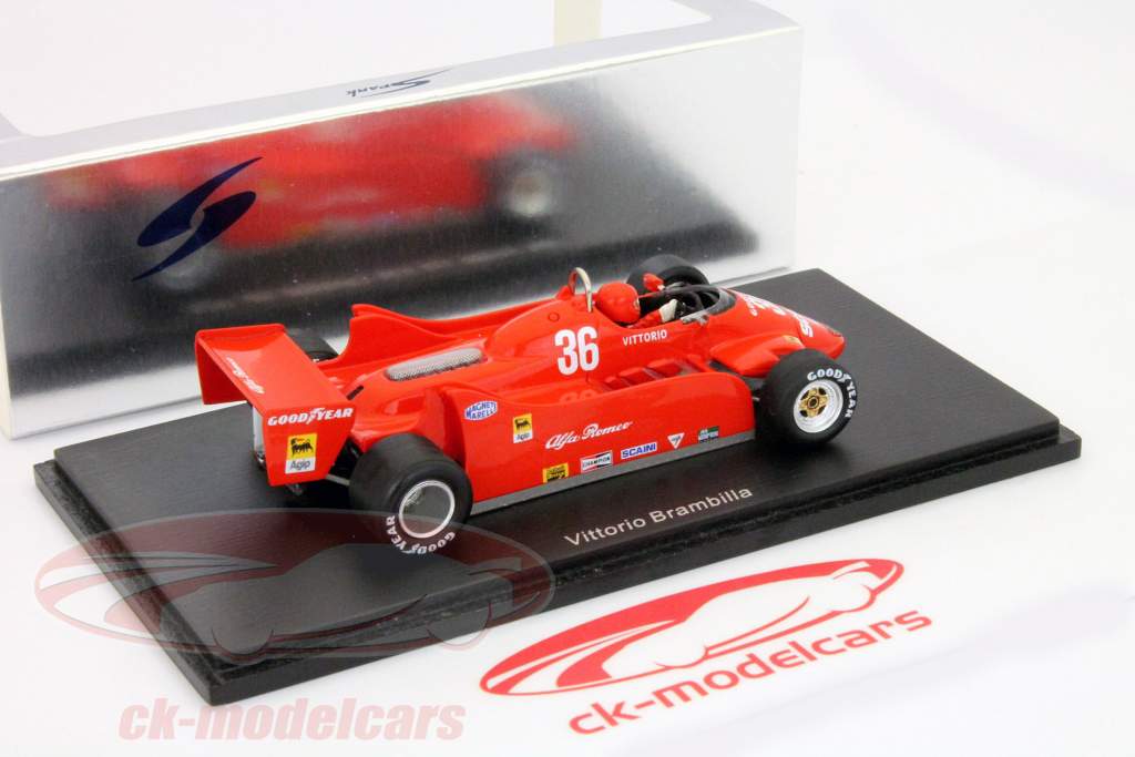 Spark 1:43 V. Brambiliaアルファロメオ179＃36 GPカナダ