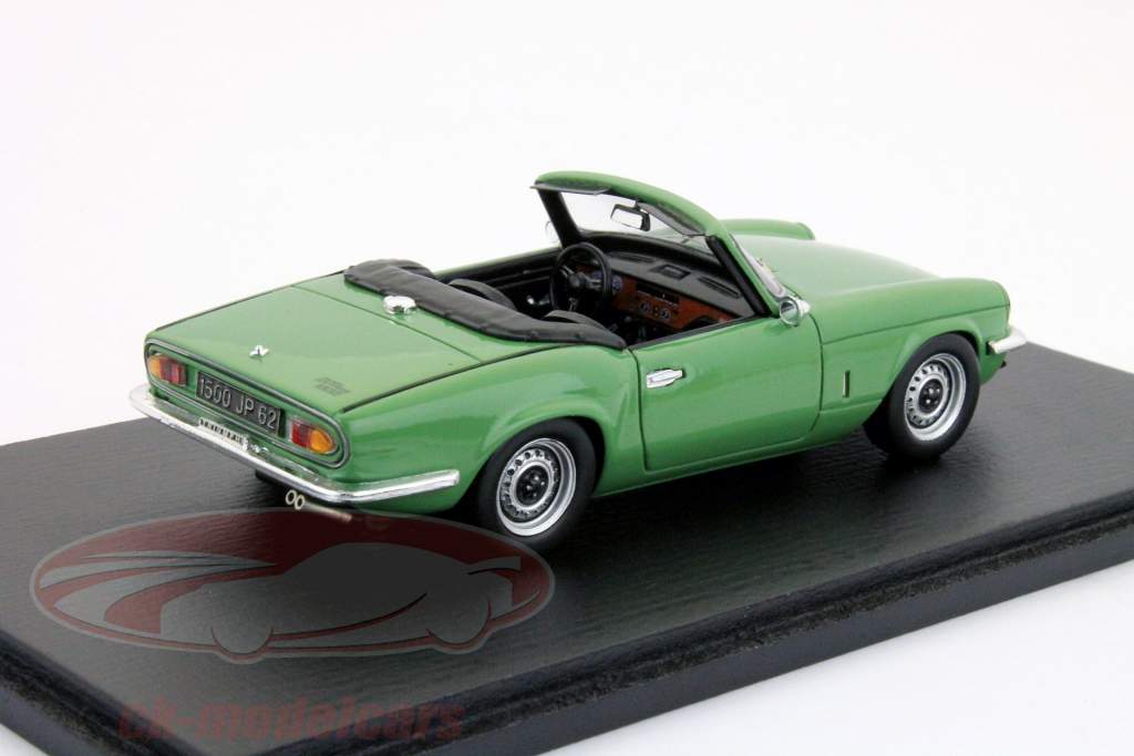 Triumph Spitfire 1500 1975 groene 1:43 Spark
