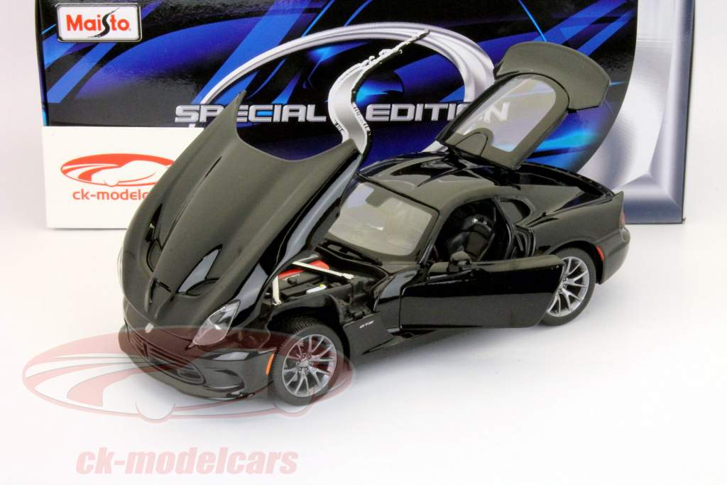 自動車 1/18 2013 SRT Viper GTS 2013 SRT Viper GTS Yellow w/ Blk Stripes Diecast Model Car