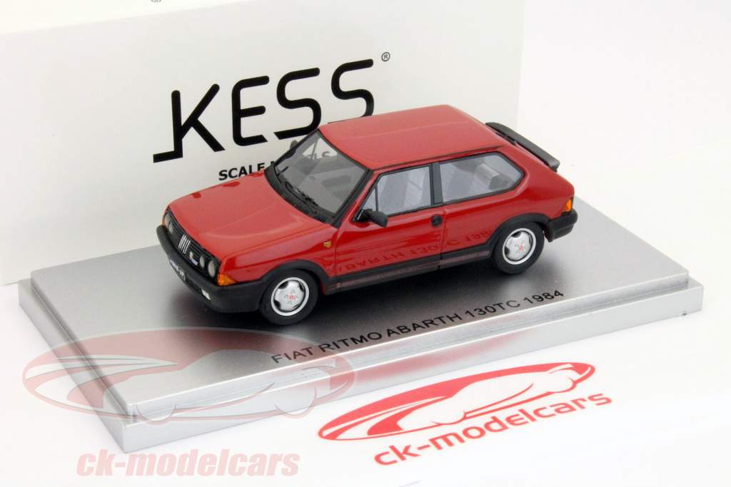 菲亚特节奏阿巴特130TC 1984年红1:43 KESS的