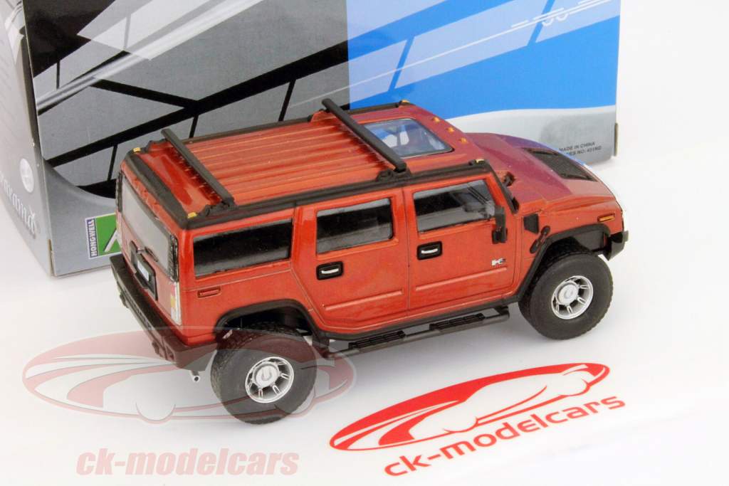 红色悍马H2 1:43 CARARAMA