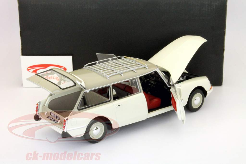 Citroen Break 21 jaar 1970 witte 1:18 Norev