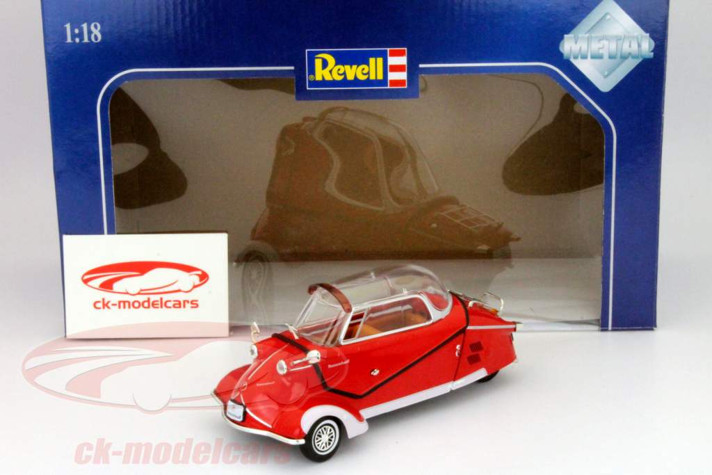 自動車 Revell Messerschmitt KR 200 1:18 Revell 1:18 Messerschmitt Kabinenroller #24 KR 200 racing