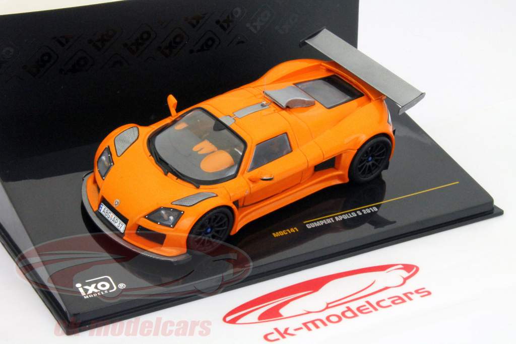 グンペルトアポロS 2010年オレンジ1：43モデルIxo