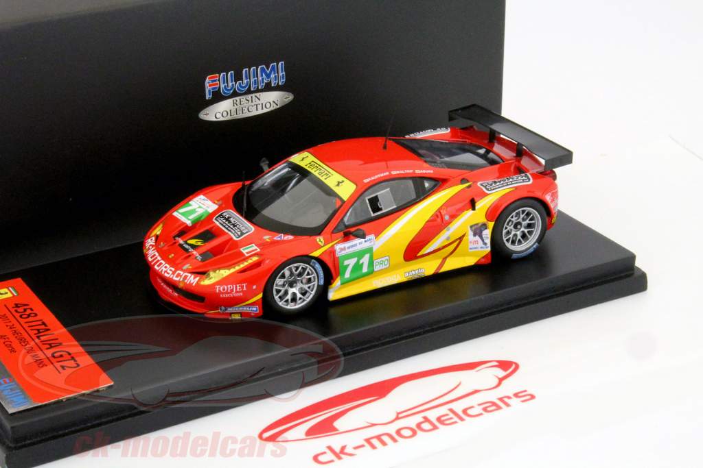 Fujimi 1:43 Ferrari 458 Italia GT2 #71 24h LeMans 2011