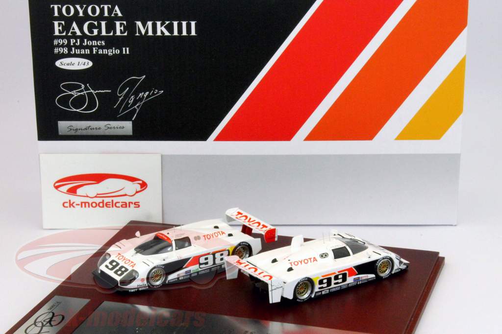 GTPトヨタイーグルMK 2両セット受賞1992年から1993年ジョーンズ、ファンジオII 1時43分TrueScale