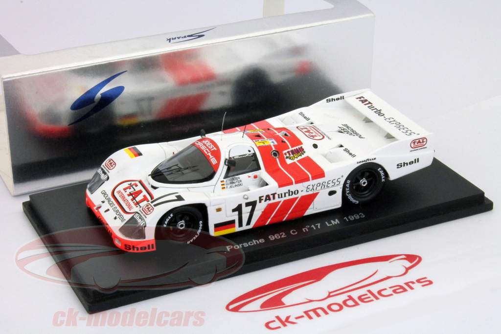 Porsche 962 C 24 Ле-Мана 1993 #17 Рейтера, Jelinski, Зима 1:43 Свечи