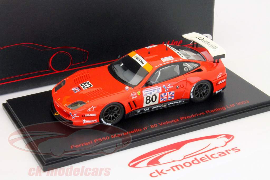 フェラーリマラネロ＃50 80 24ルマン2003ターナー、デビッドソン、バート1時43スパーク