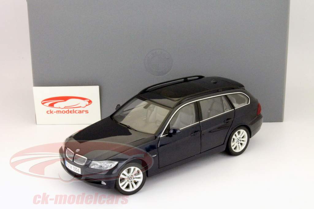 Kyosho 1:18 BMW 3er Touring (E91) year 2005 blue 80430394361